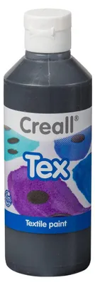 Zdjęcie produktu dla CREALL - Barwnik do tkanin Creall Tex Black 250ml | Kup butelkę 250 mililitrów