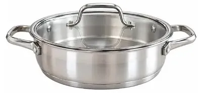 Productafbeelding van Bavary Braadpan 24 cm met glazen deksel