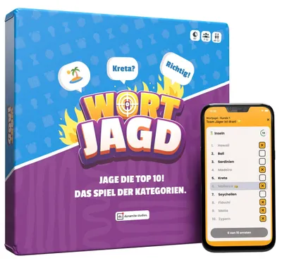 Produktbild von DYNAMITE GAMES® - Wortjagd - "Jage die Top 10! Das Spiel der Kategorien."