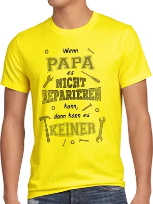 Produktbild von style3 Wenn Papa es nicht reparieren kann dann kann es keiner! Herren T-Shirt Fun Shirt Spruch Funshirt