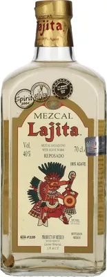 Image de Lajita Mezcal REPOSADO with Agave Worm 40% Vol. 0,7l