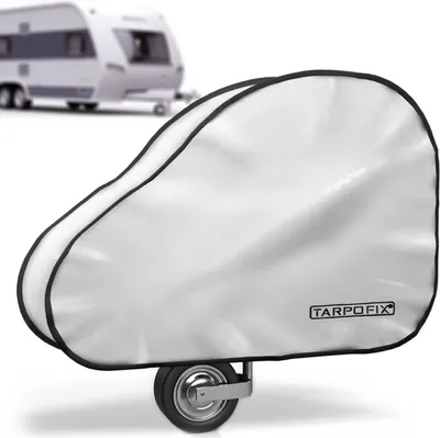 Immagine prodotto di Tarpofix® Coperchio per timone in PVC per caravan e rimorchi - Protezione per timone extra large e universale