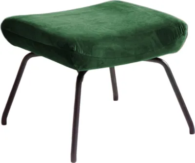 Produktbild von KAWOLA Hocker LOTTE Polsterhocker velvet smaragd