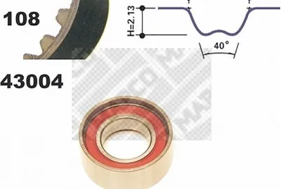 Produktbild von MAPCO 23004 Zahnriemensatz für FIAT PUNTO (176) 108-Zähne