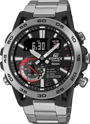 Produktbild von Casio Edifice Sospensione ECB-40D-1ADF Herrenuhr 48mm Edelstahl Bluetooth 100m wasserdicht