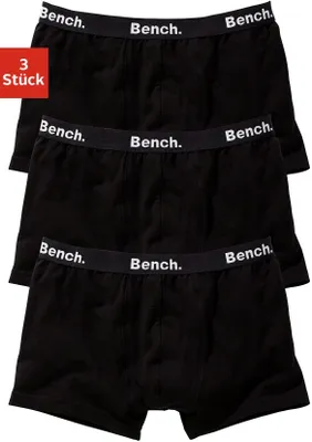 Produktbild von Bench Boxer Boxershorts für Jungen 3 -teilig schwarz Größe 134/140