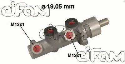 Produktbild von CIFAM 202-472 Bremszylinder Hauptbremszylinder für SMART CITY-COUPE (450) FORTWO Coupe (450) CABRIO (450) FORTWO Cabrio (450) ROADSTER (452)