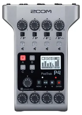 Produktbild von Zoom P4 PodTrak Podcasting Mixer und Interface