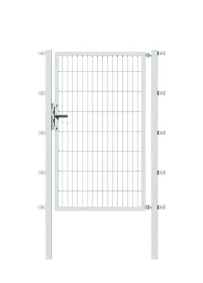 Zdjęcie produktu dla Alberts 646738 Bramka pojedyncza Flexo z akcesoriami, ocynkowana ogniowo, szerokość 100 cm, wysokość 120 cm