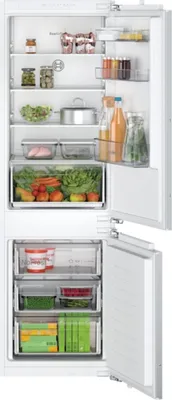 Produktbild von Bosch Serie 2 KIN86NFE0, 260 l, SN-T, 4 kg/24h, E, Fresh Zone Fach, Weiß