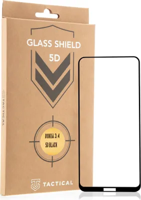 Obrázek produktu pro Tactical Glass Shield 5D pro Nokia 3.4 - Černá KP11488
