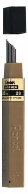 Produktbild von Pentel Ersatzminen für Druckbleistifte 0.5mm 2B Hi-Polymer