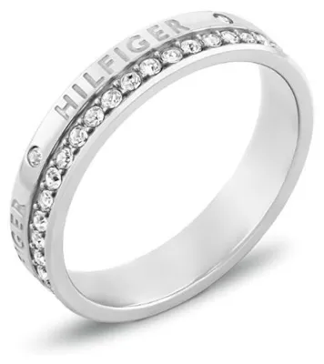 Imagen del producto de Anillo de acero con cristales, mini cristales, modelo 2780910 - Circunferencia: 52 mm