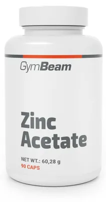 Produktbild von GymBeam - Zinkacetat, 90 Kapseln