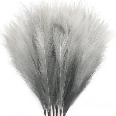 Obrázok produktu pre Umelá tráva Pampas, 8 kusov, fialová, postupný prechod farieb, 90 cm