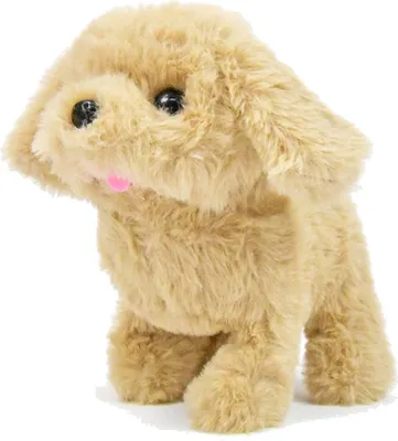 Produktbild von Kögler Laufender Hund mit Sound Kuscheltier Beige Plüschhund elektrisch Neu