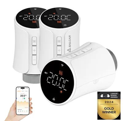 WLAN-Radiatorthermostat-Set, 3 Stück, App-Steuerung, programmierbar