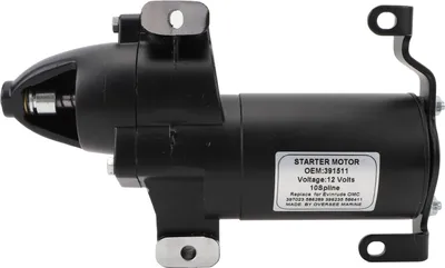 Zdjęcie produktu dla Rozrusznik zaburtowy 391511 Szybki rozruch elektryczny z uchwytem, zamiennik do silnika łodziowego Evinrude 115-300 KM