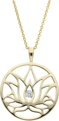 Produktbild von JuwelmaLux Anhänger 333/000 (8 Karat) Gold mit synth. Zirkonia JL39-02-0279