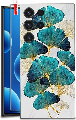 Zdjęcie produktu dla Etui Do Samsung Galaxy S24 Ultra | Wzory | Silikonowe Matt Case + Szkło 9H