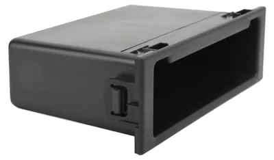Image de Boîte de rangement pour autoradio, couleur noire, grande capacité, organisateur intérieur pour autoradio, remplacement pour MAZDA