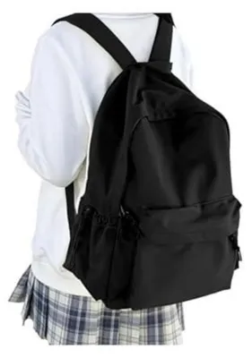 Obrázok produktu pre Školský batoh pre dievčatá, 14 palcov, vhodný na notebook, pre dievčatá a tínedžerky, ľahký, čierny