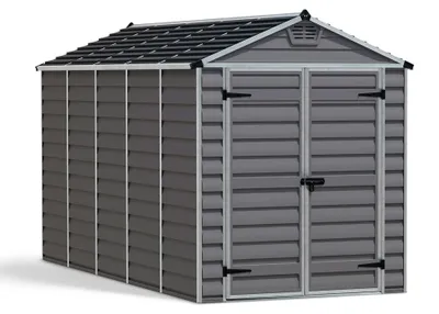 Produktbild von Palram - Canopia Kunststoff Gerätehaus Skylight 612 Grau 379x185x217 cm