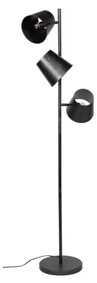 Obrázek produktu pro Stojací lampa FURNLUX Kinetic antracitová 40 cm / Hlavní barva: černá / Rozměry: 40 x 167 x 40 cm
