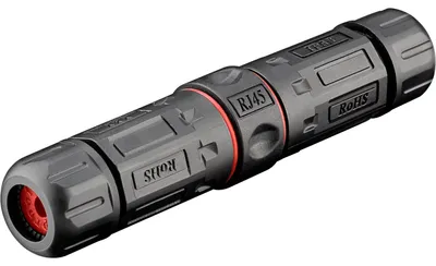 Produktbild von goobay Outdoor (IP68) RJ45 Cat.6 Modularkupplung/Verbinder STP