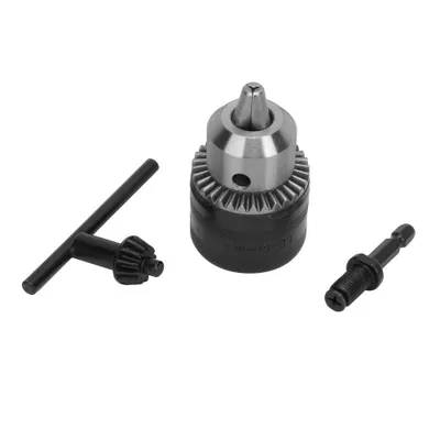 Imagen del producto de Mandril para taladro, mandril para taladro con llave, varilla de extensión roscada, 1,5-13 mm, 3/8--24UNF, mandril para taladro con llave, estándar UNF