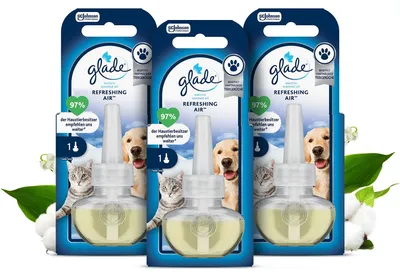 Immagine prodotto di Olio profumato ricarica per diffusore elettrico Glade, profumo per ambienti, confezione da 3