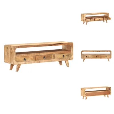 Immagine prodotto di vidaXL Mobile TV 117x30x41 cm Legno massiccio di mango grezzo - Mobili TV