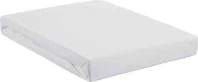 Produktbild von Beddinghouse Jersey Elasthan Spannbettlaken für Split-Topper bis 10cm Höhe Farbe Weiss Größe 160x200/220x10cm
