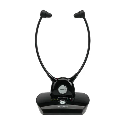 Produktbild von Retekess TA008 Kabellose Kopfhörer für Fernseher, Kopfhörer Tv, 2.4G Low Latancy, Ein Schlüssel-Hörverstärker, Einstellbare Dämpfung, Duale Batterie -