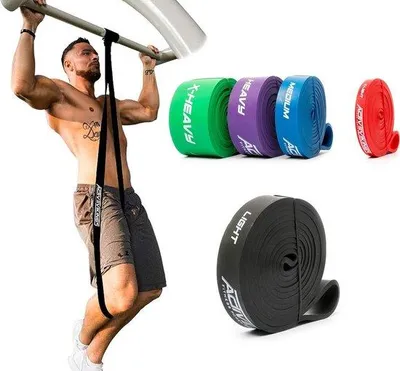 Obrázek produktu pro Fitness pás, odporový pás, tréninkový pás, černý