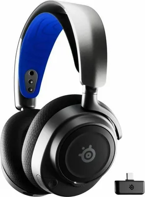 Produktbild von Steelseries Arctis Nova 7P, Verkabelt & Kabellos, Gaming, 20 - 20000 Hz, Kopfhörer, Schwarz, Blau