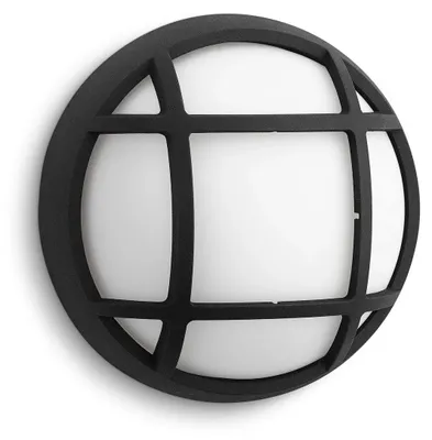 Image de Eagle Noir Applique Murale LED 3W NW 4000K 320LM IP44 Plastique