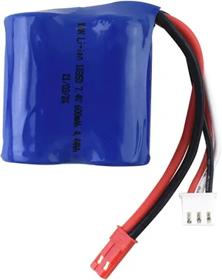 Zdjęcie produktu dla Zapasowy akumulator litowy 7.4V 600mAh 15C | Kompatybilny z Eb02, Tello DJI, modelarstwo RC | Lekki i niezawodny, niebieski, litowy