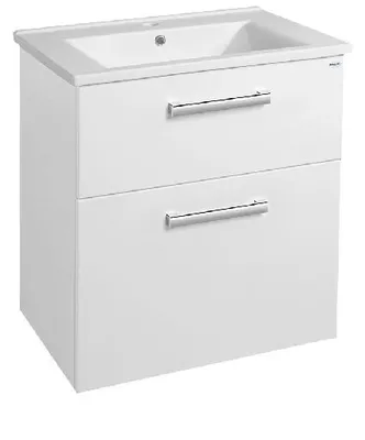 Obrázok produktu pre Aqualine Vega - Umývadlová skrinka, 620x726x436 mm, 2 zásuvky, biela VG063