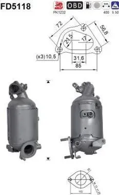 Obrázek produktu pro Filtr Pevných Částic Dpf Hyundai 1.4Crdi 1.6Crdi Euro 5