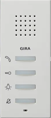 Produktbild von GIRA Wohnungsstation 125027 AP System 55 reinweiß matt