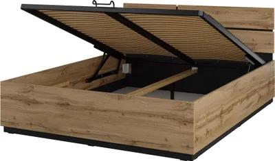 Produktbild von Meublorama HA-CROSS_S-24N6MY51*4C/119KG, MDF-Platten, Braun, 1640 mm, 2050 mm, 910 mm, 119 kg