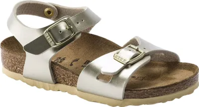 Produktbild von Birkenstock Rio Kids Electric Metallic Gold (narrow)  Gold - Große 29