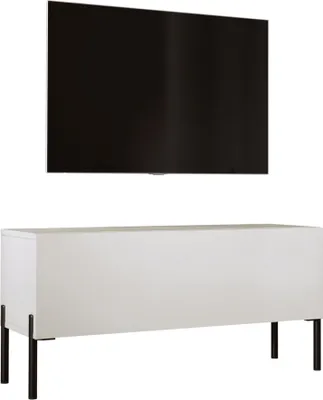 Produktbild von TV-SCHRANK : Kaschmir mit Beinen in Schwarz, 100 x 52 x 32 cm