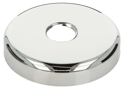 Produktbild von tecuro Gewinderosette 1/2 Zoll x Ø 80 mm x Höhe 15 mm, Messing verchromt