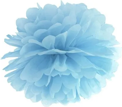 Produktbild von Pompon Romy azurblau 25cm