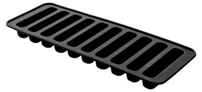 Eisstielform aus Silikon, für 10 Eissticks, BPA-frei, grau