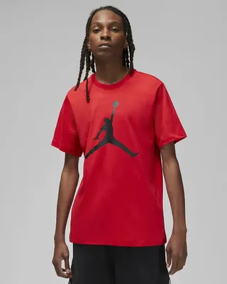 Produktbild von Nike M J Jumpman Ss Crew 612 Fire Red/Black L