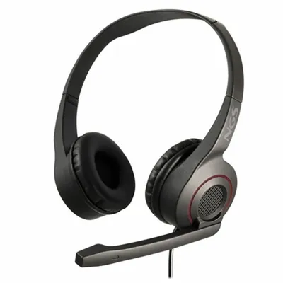 Obrázok produktu pre Ngs Herné káblové stereo slúchadlá do uší s mikrofónom čierne pre Xbox PlayStation PC