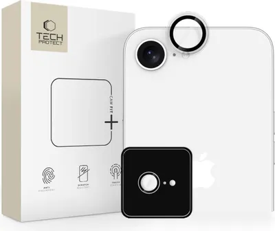 Zdjęcie produktu dla Kaamera kaitseklaas Tech-Protect iPhone 16e Camring Fit+, läbipaistev